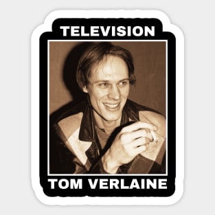 Tom Verlaine television Sticker